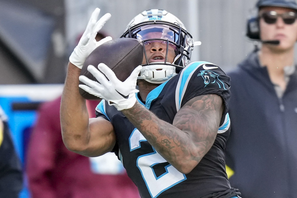 Panthers wide receiver DJ Moore was one of the key pieces for the Bears in dealing the No. 1 pick.